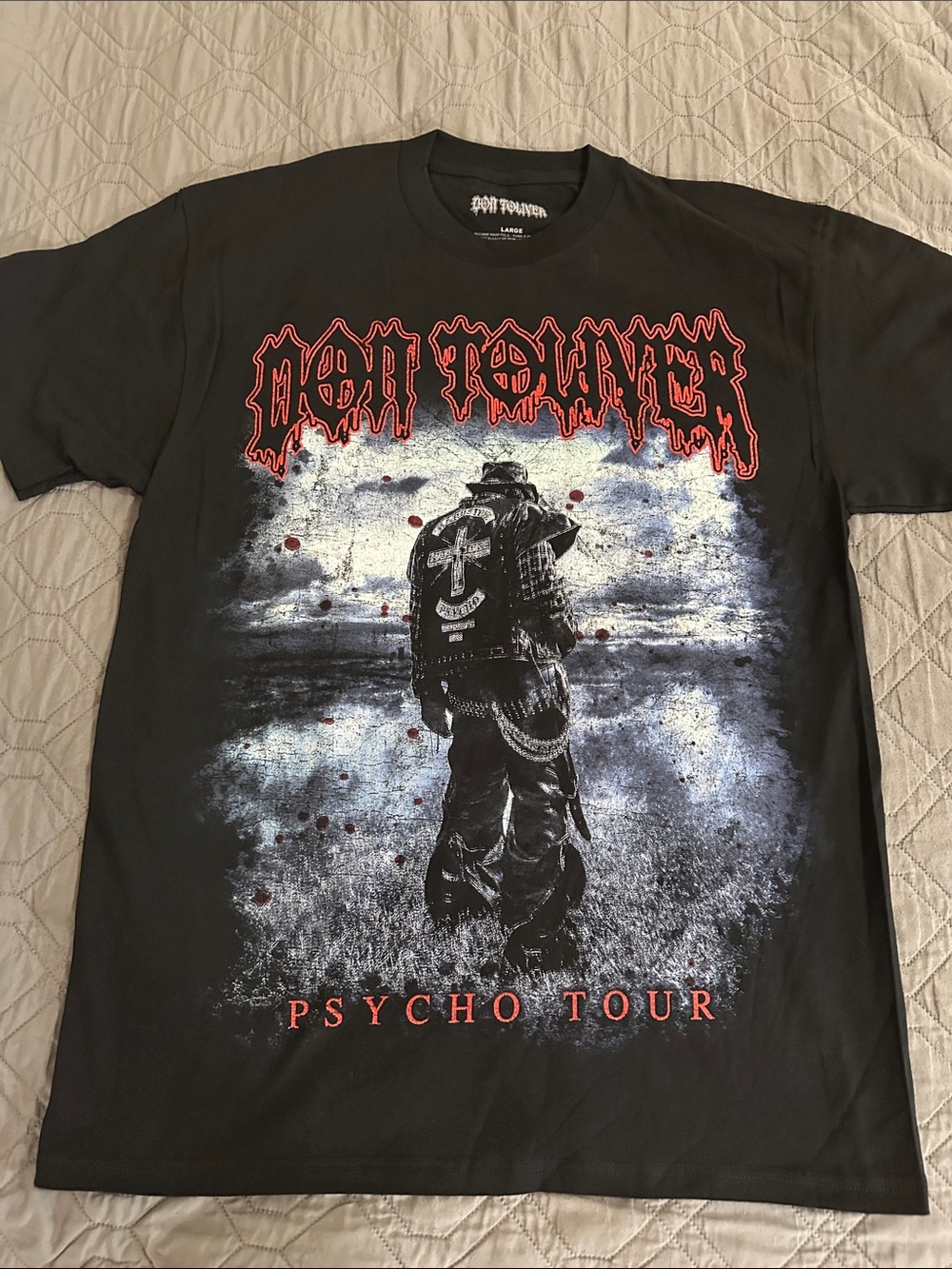 Don Toliver Psycho Tour Men's Black Graphic Tee